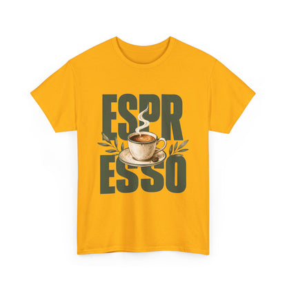 Espresso Coffee Tee — Retro Cup Graphic Coffee Lover T-Shirt