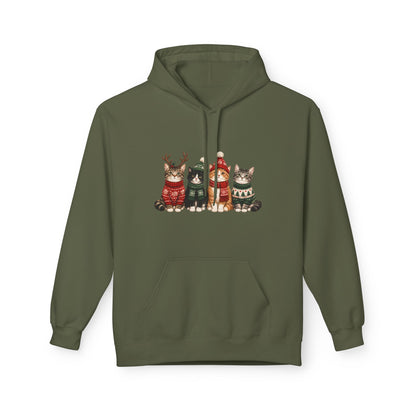Weihnachtskatzen – Unisex Hoodie