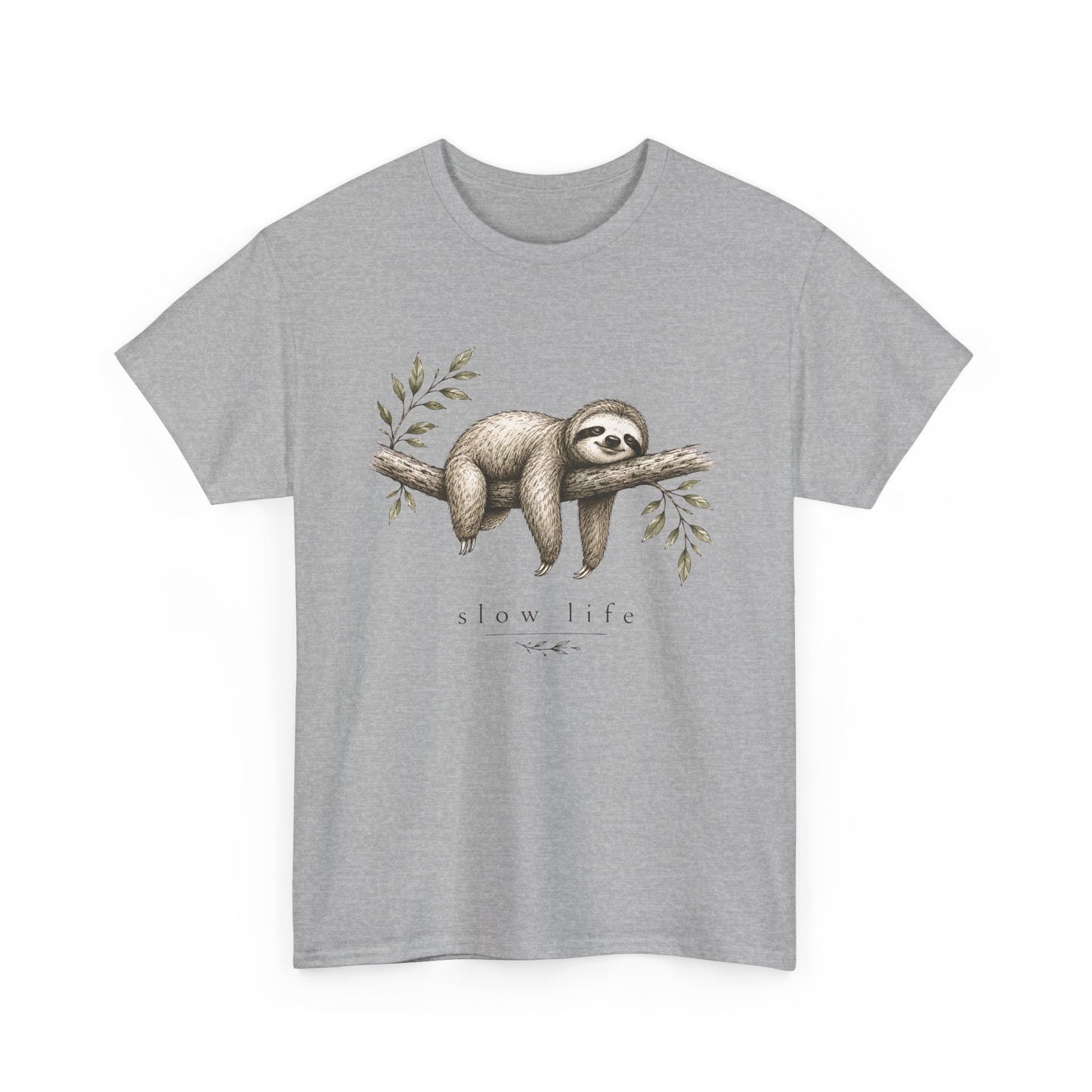 Sloth 'Slow Life' Graphic Tee