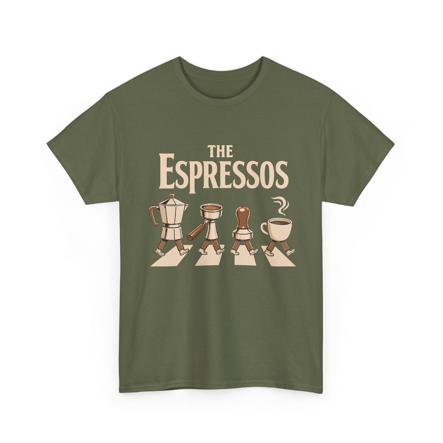 Espressos Band T-Shirt — Coffee Brewing Chessboard Graphic Tee