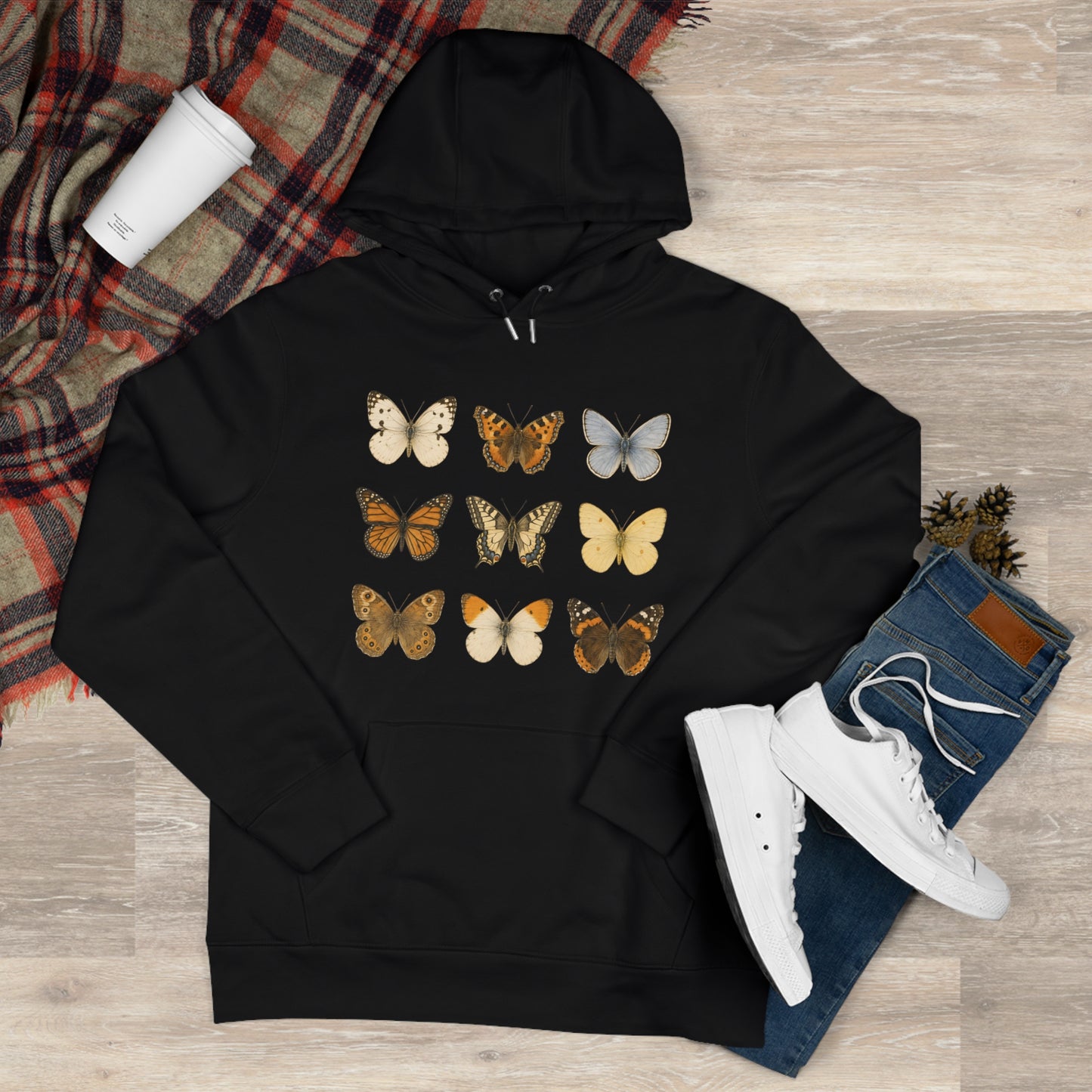 Butterfly Garden Unisex Hoodie