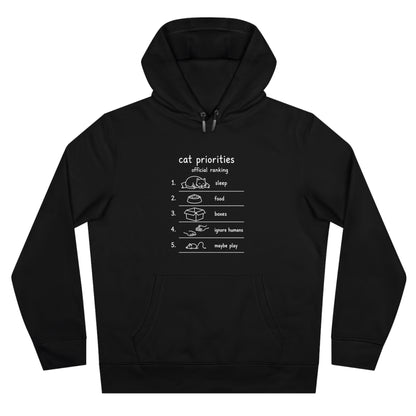 Cat Priorities Unisex Hoodie