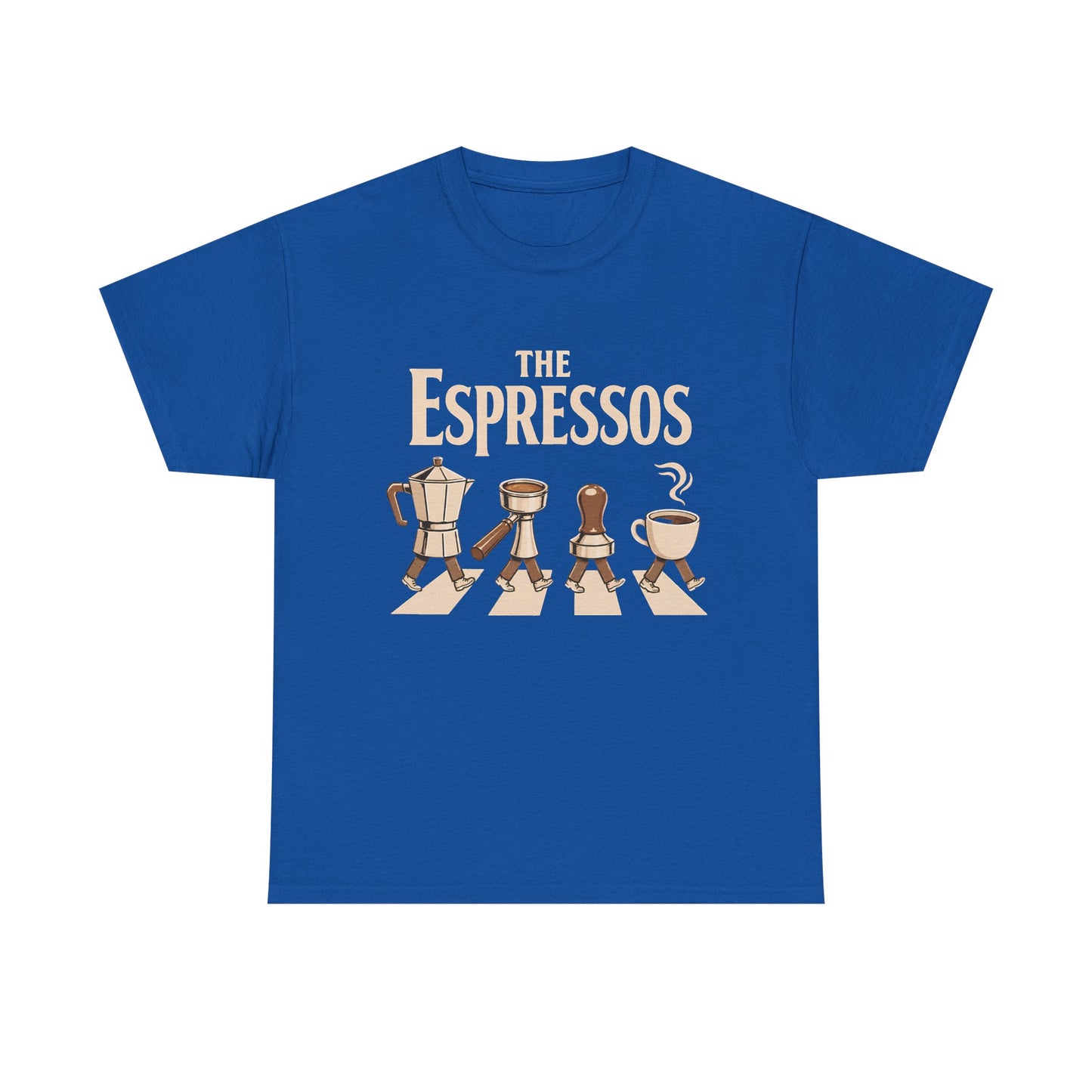 Espressos Band T-Shirt — Coffee Brewing Chessboard Graphic Tee
