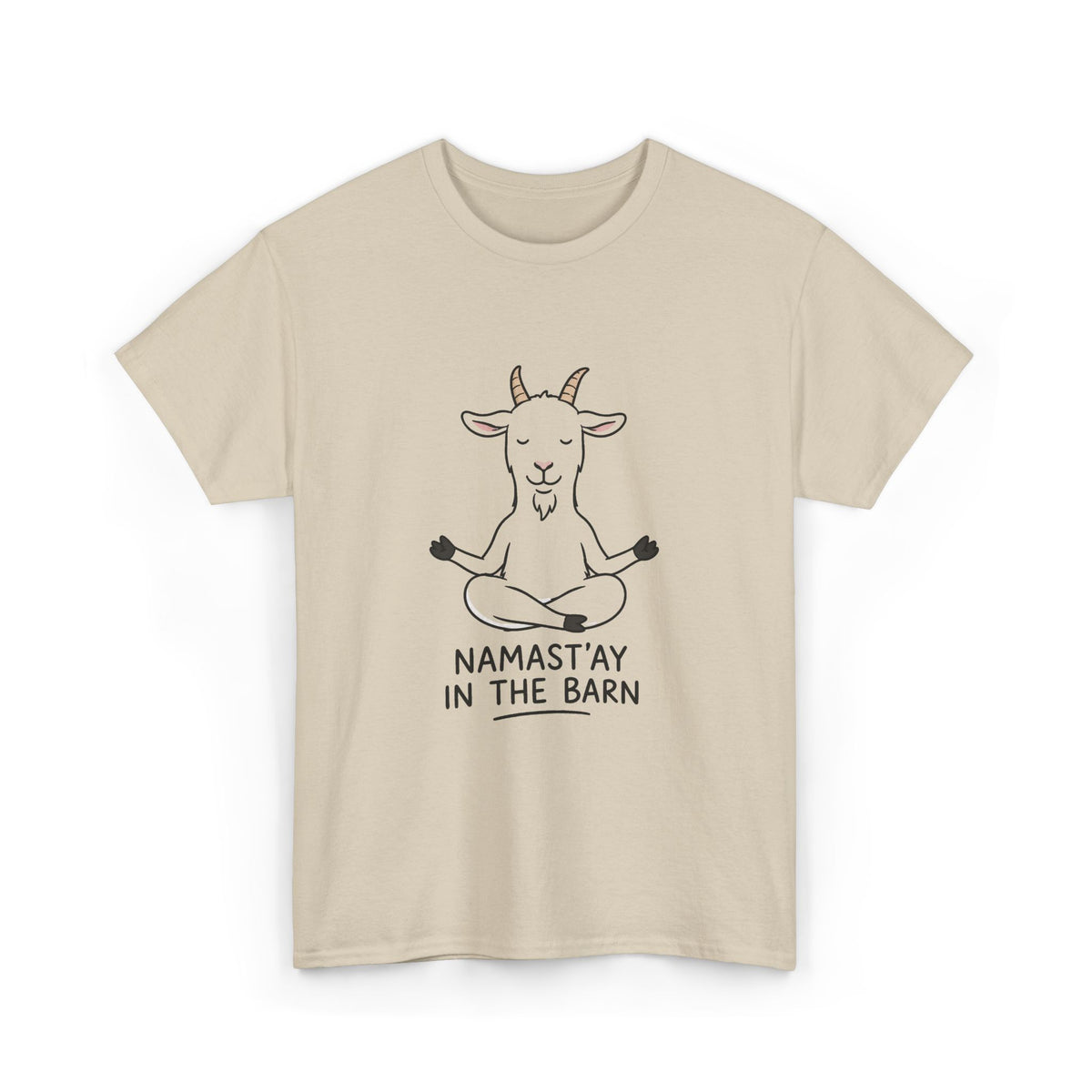 Goat Namaste – Unisex Ziegen-T-Shirt