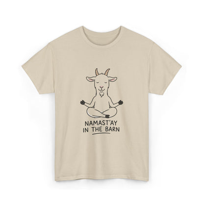 Goat Namaste – Unisex Ziegen-T-Shirt