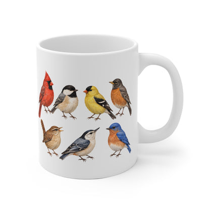 Bunte Vogelwelt – Keramikbecher