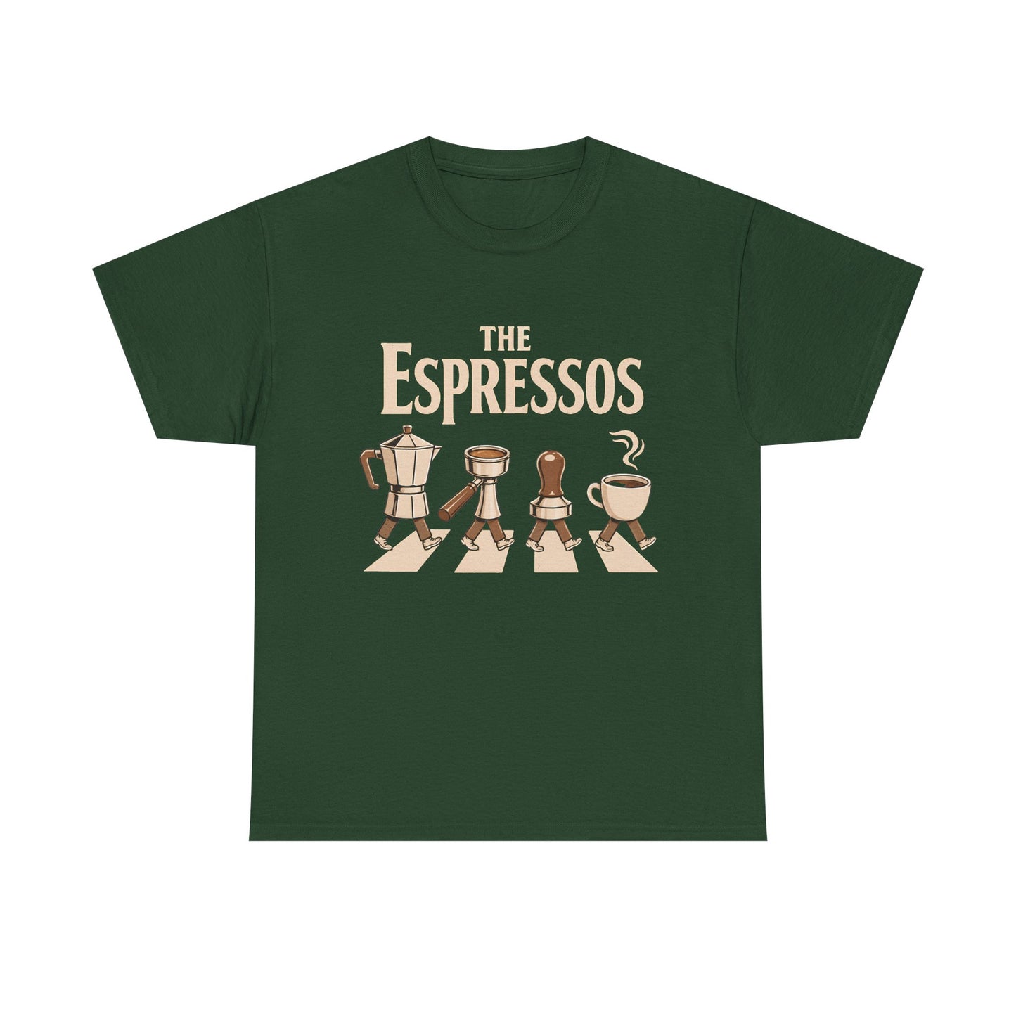 Espressos Band T-Shirt — Coffee Brewing Chessboard Graphic Tee