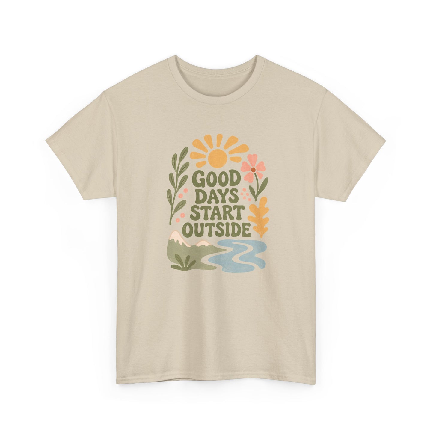 Good Days Start Outside T-Shirt — Nature Graphic Tee