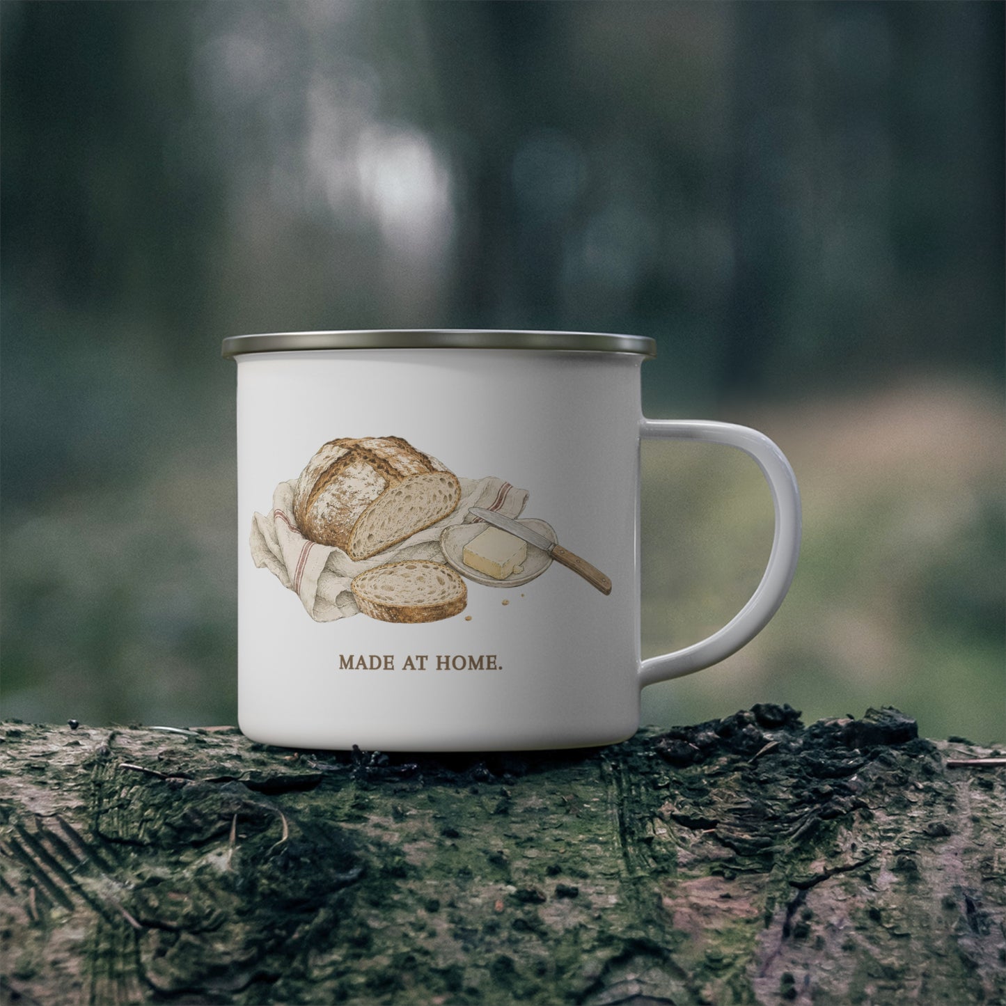 Made at Home Enamel Camping Mug