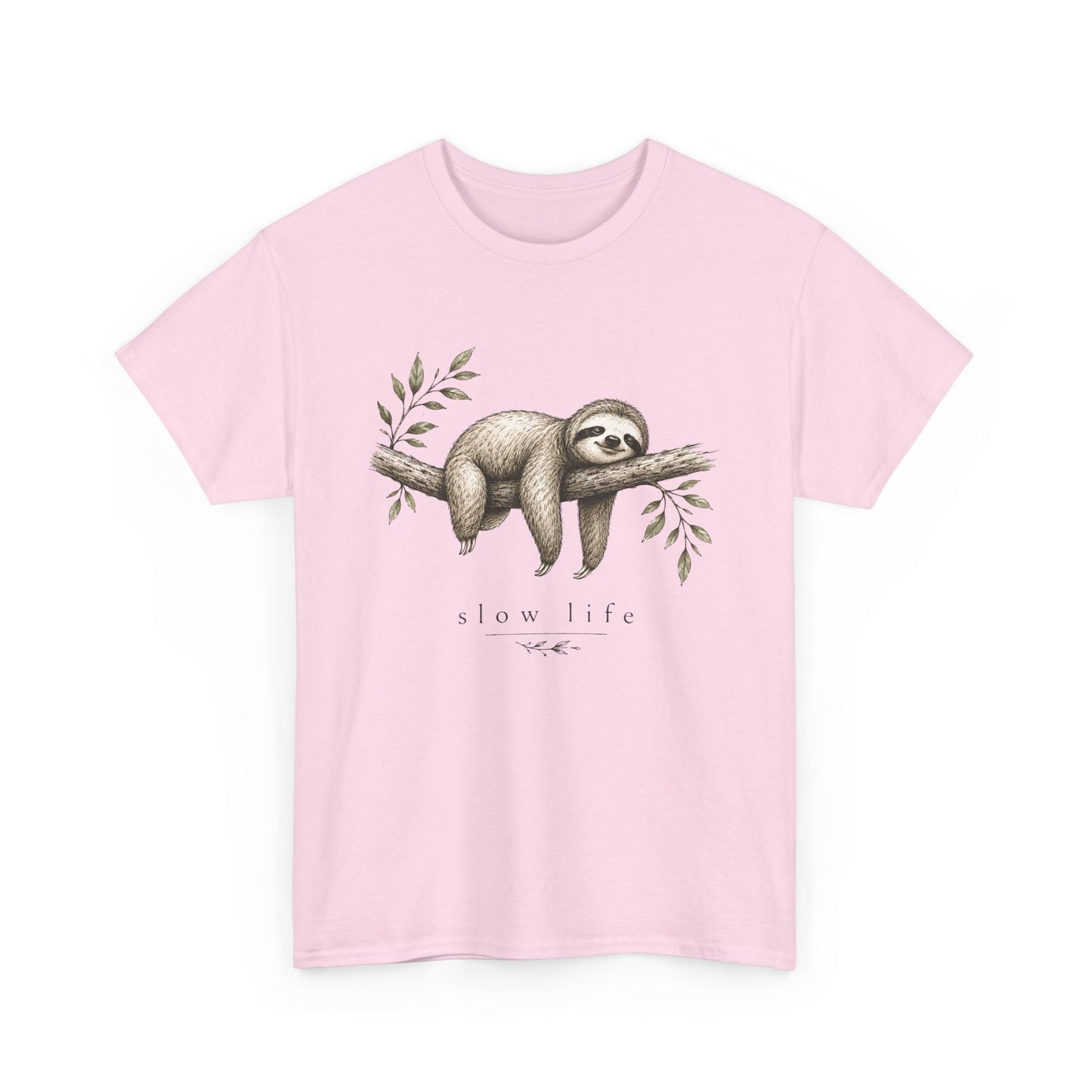 Sloth 'Slow Life' Graphic Tee