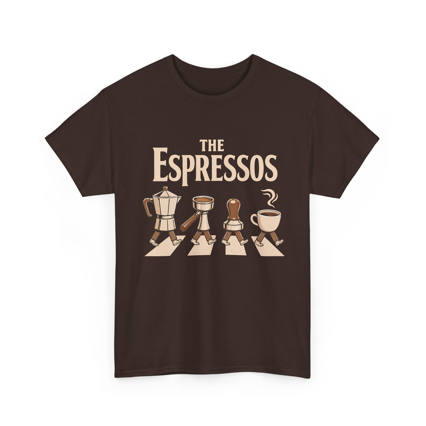 Espressos Band T-Shirt — Coffee Brewing Chessboard Graphic Tee