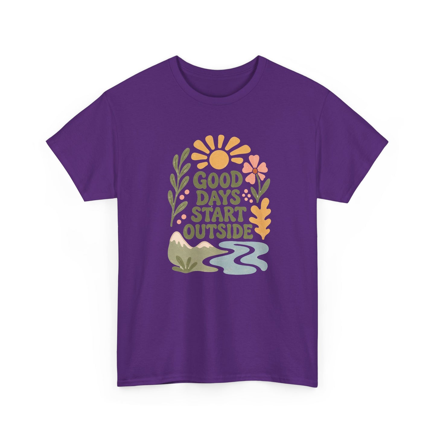 Good Days Start Outside T-Shirt — Nature Graphic Tee