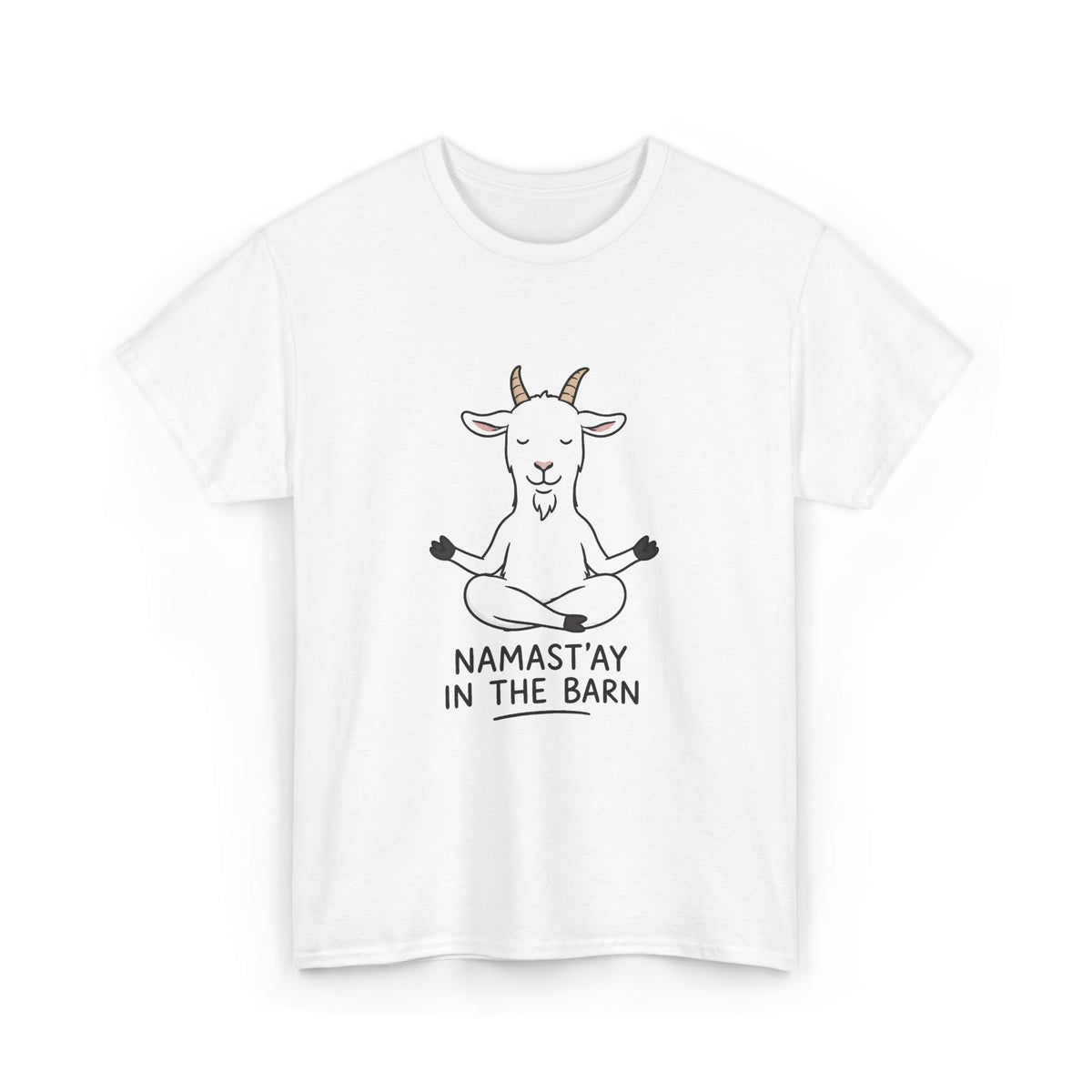 Goat Namaste – Unisex Ziegen-T-Shirt