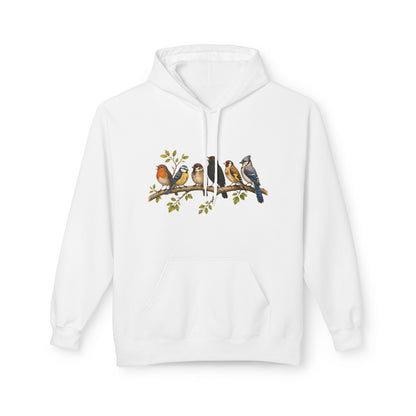 Vögel auf einem Ast – Unisex Hoodie