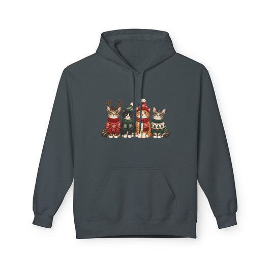 Weihnachtskatzen – Unisex Hoodie