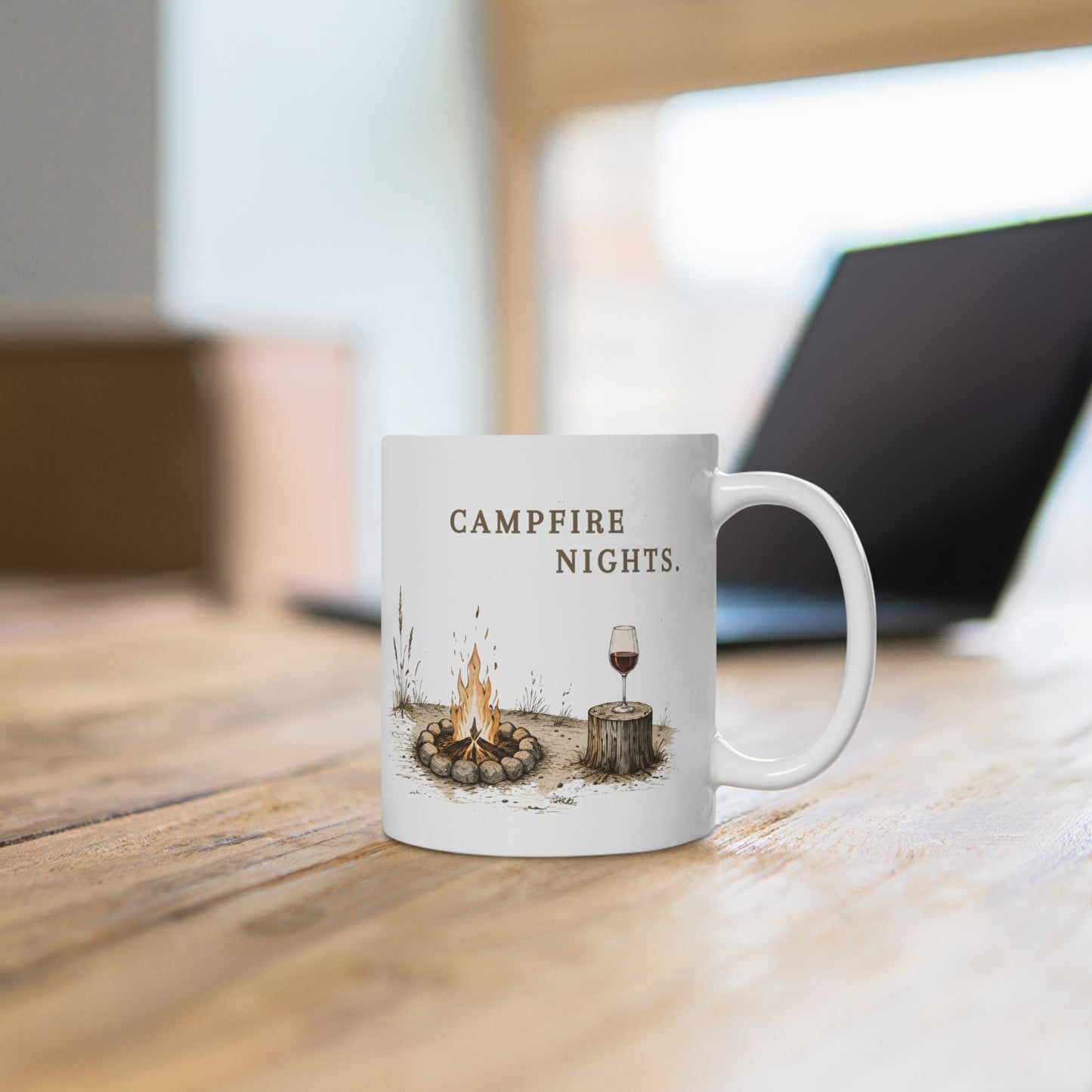 Campfire Nights Ceramic Mug