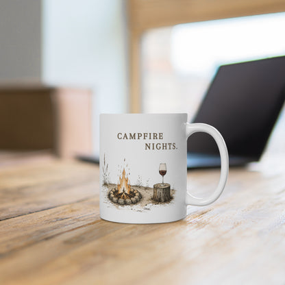 Campfire Nights Ceramic Mug