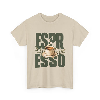 Espresso Coffee Tee — Retro Cup Graphic Coffee Lover T-Shirt