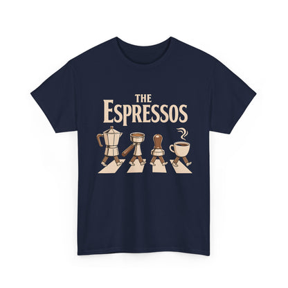 Espressos Band T-Shirt — Coffee Brewing Chessboard Graphic Tee