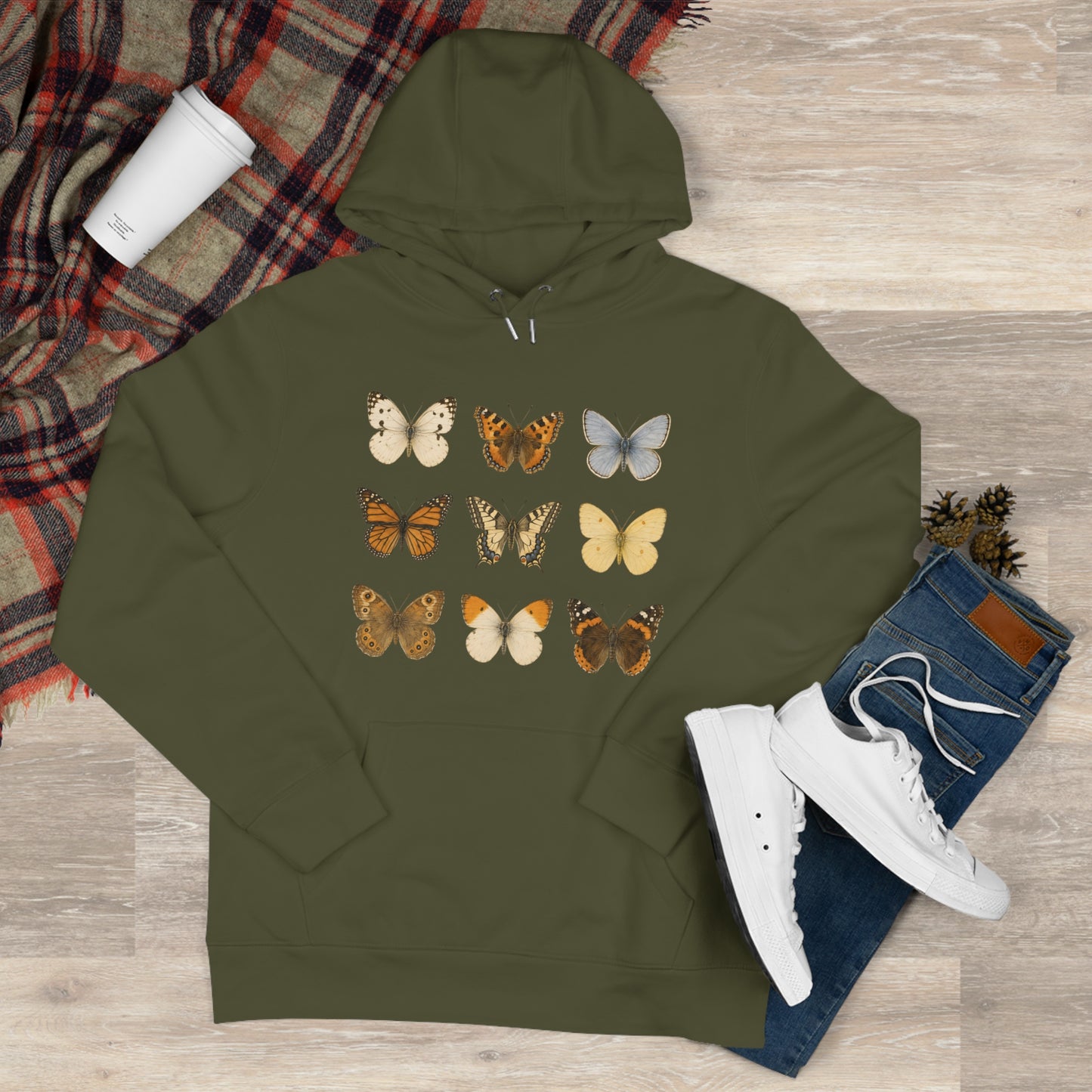 Butterfly Garden Unisex Hoodie