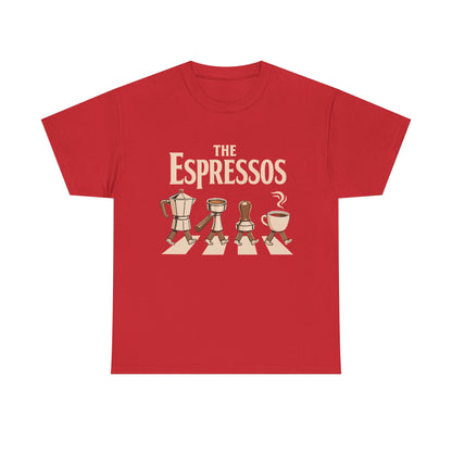 Espressos Band T-Shirt — Coffee Brewing Chessboard Graphic Tee