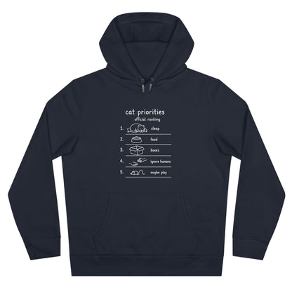 Cat Priorities Unisex Hoodie