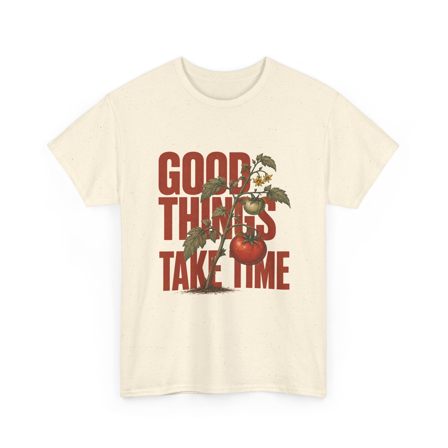 Good Things Take Time Tee — Vintage Floral Motivational T-Shirt