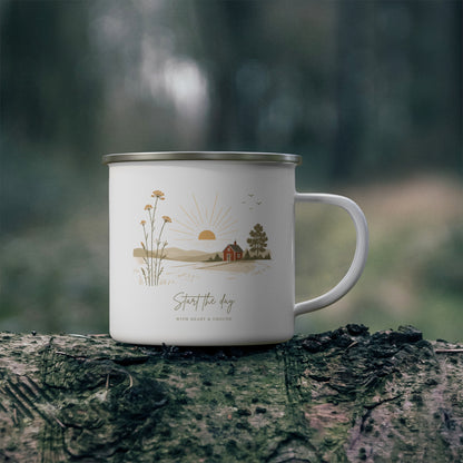 Lakeside Reed Enamel Camping Mug