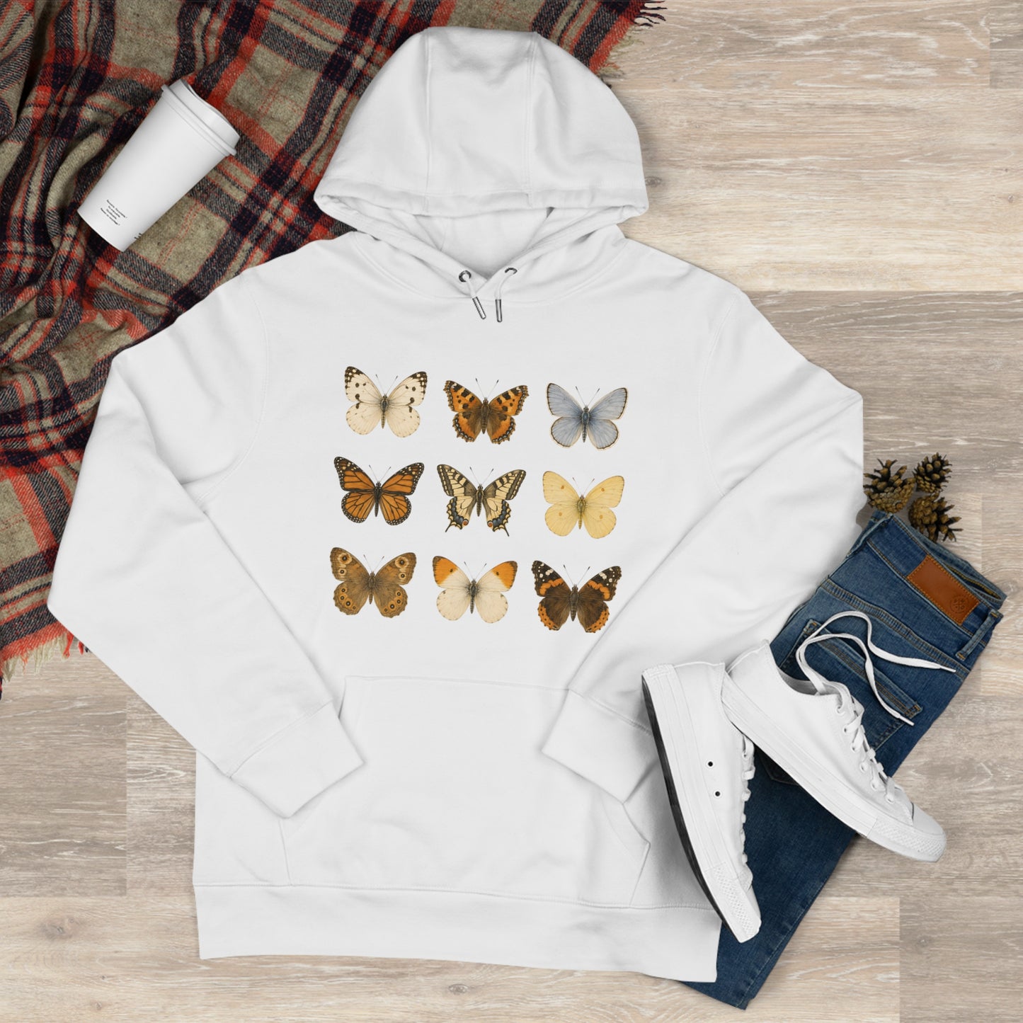 Butterfly Garden Unisex Hoodie