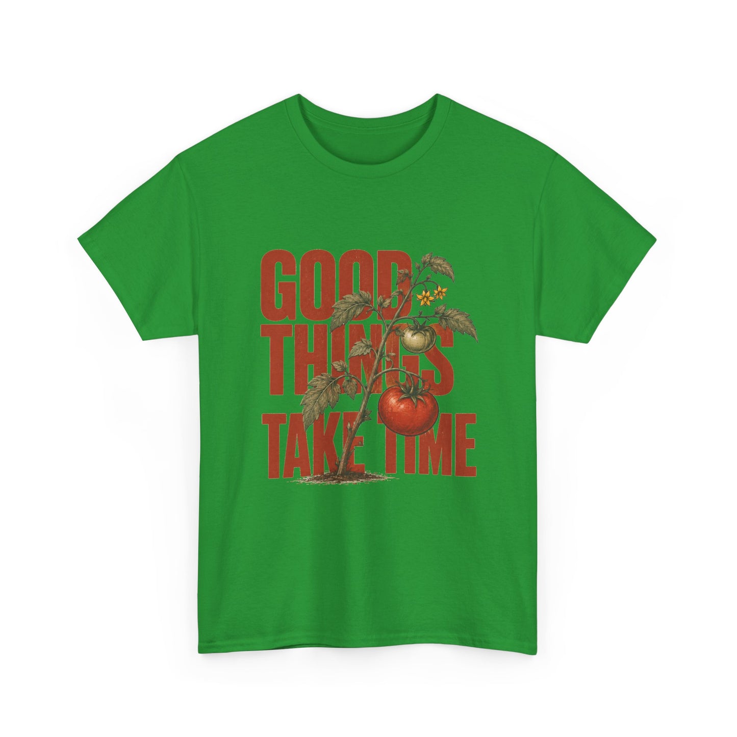 Good Things Take Time Tee — Vintage Floral Motivational T-Shirt