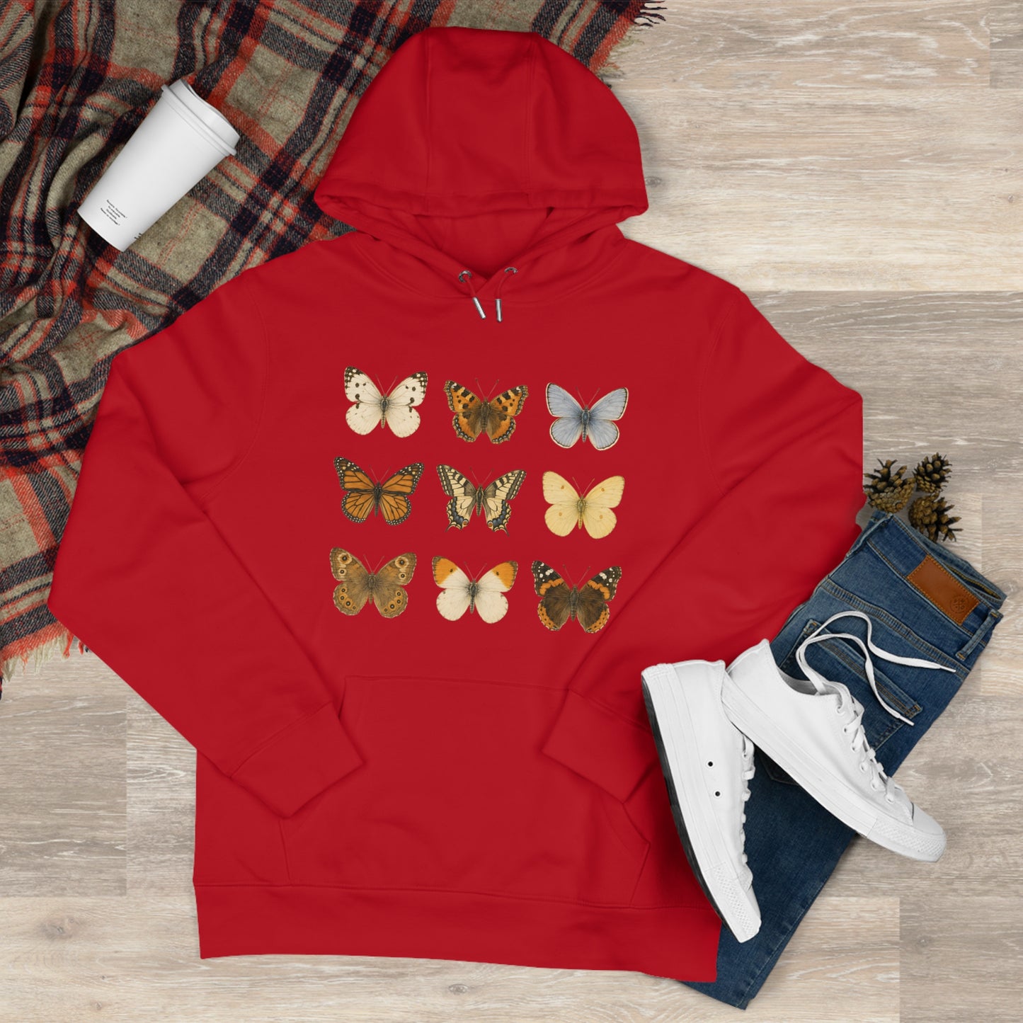 Butterfly Garden Unisex Hoodie