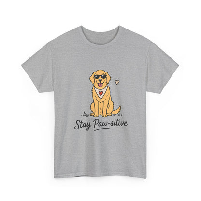Paw Sitive – Unisex T-Shirt mit Pfotenmotiv