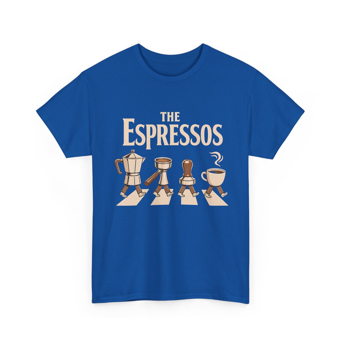 Espressos Band T-Shirt — Coffee Brewing Chessboard Graphic Tee