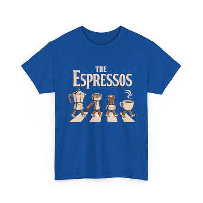 Espressos Band T-Shirt — Coffee Brewing Chessboard Graphic Tee