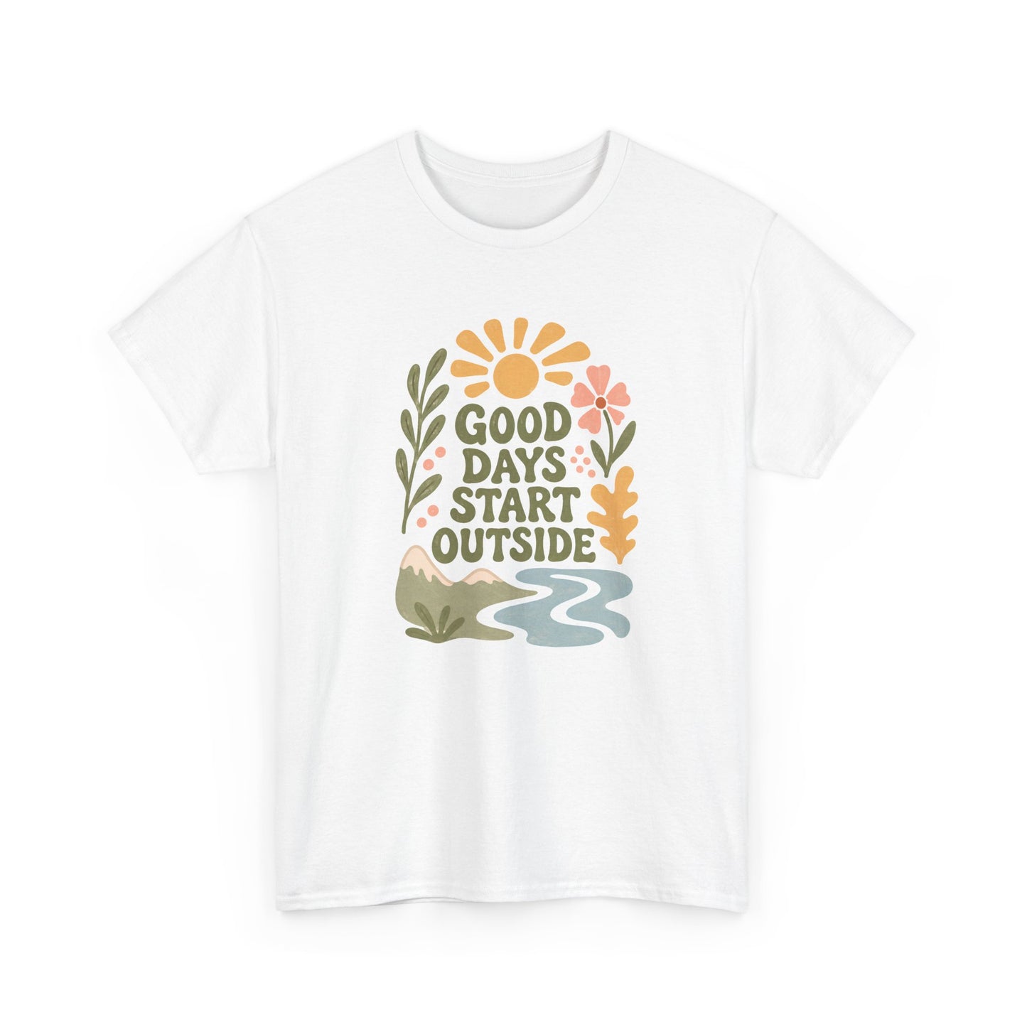 Good Days Start Outside T-Shirt — Nature Graphic Tee