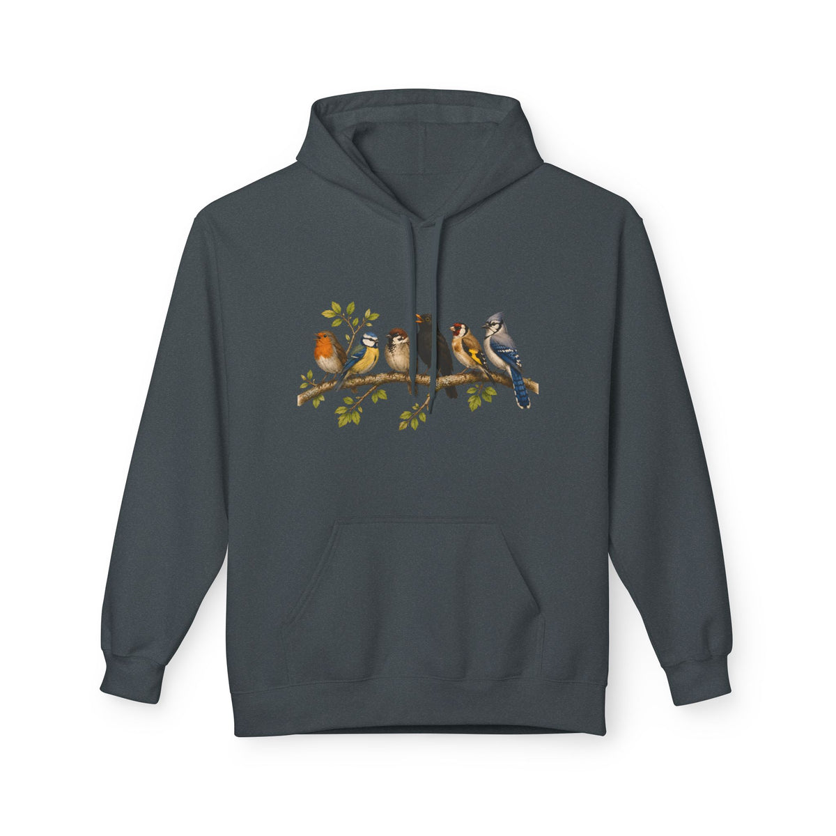 Vögel auf einem Ast – Unisex Hoodie