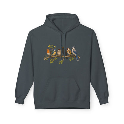 Vögel auf einem Ast – Unisex Hoodie