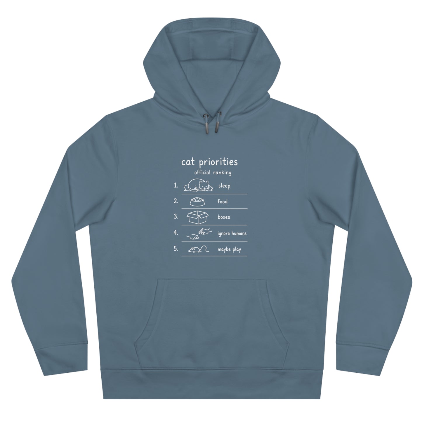 Cat Priorities Unisex Hoodie