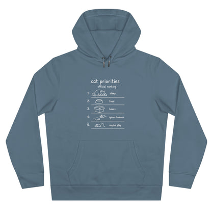Cat Priorities Unisex Hoodie