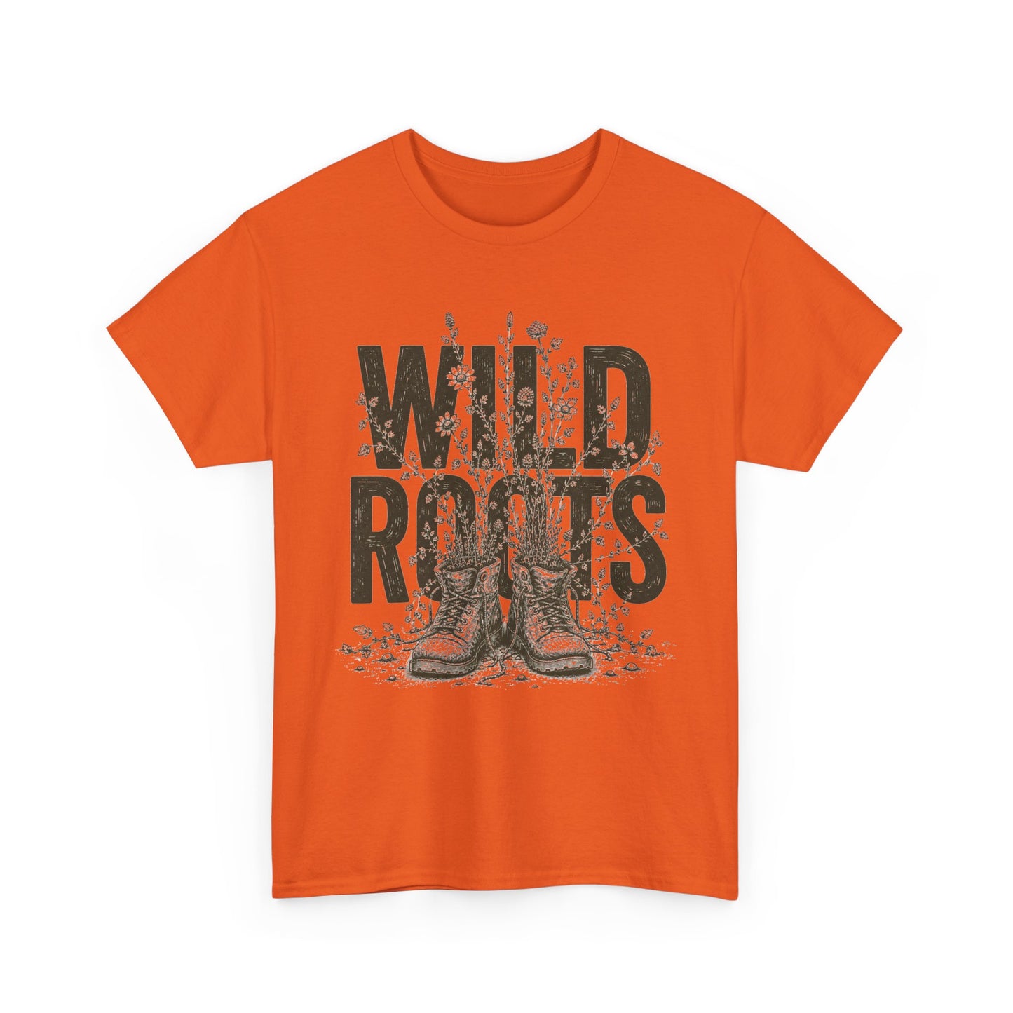 Wild Roots Graphic Tee — Vintage Boots Nature Shirt