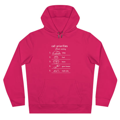 Cat Priorities Unisex Hoodie