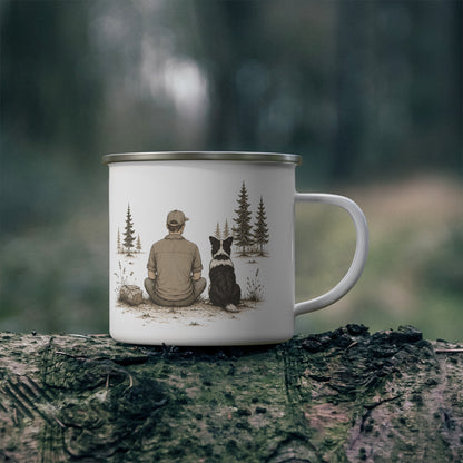 Forest Moment Enamel Camping Mug