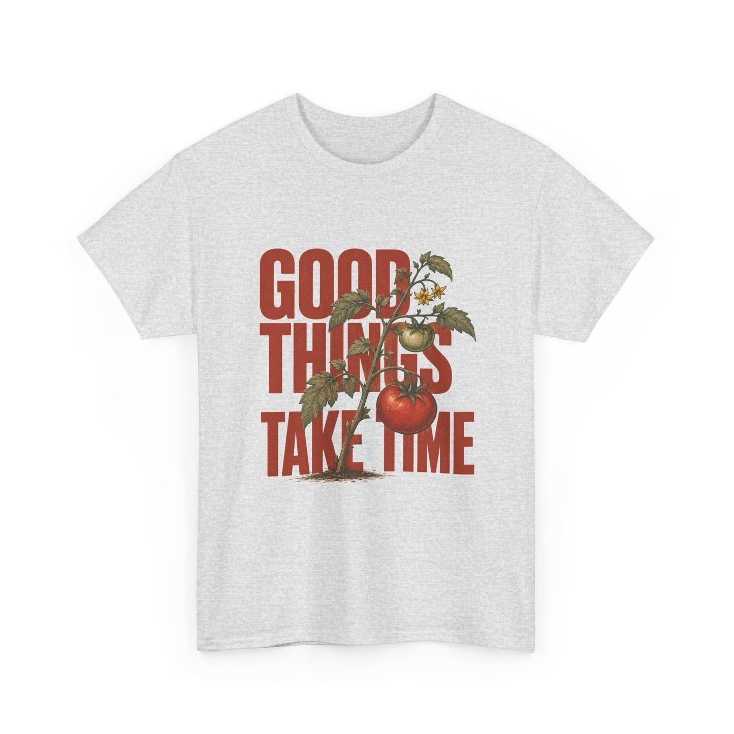 Good Things Take Time Tee — Vintage Floral Motivational T-Shirt