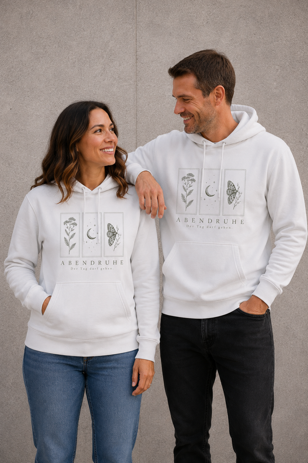 Moon Moth Unisex Hoodie