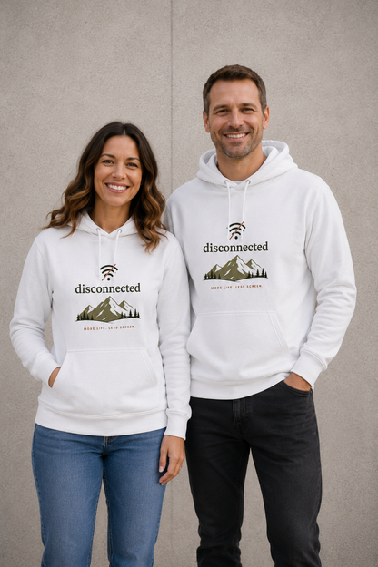 Disconnected Mountain Unisex Hoodie