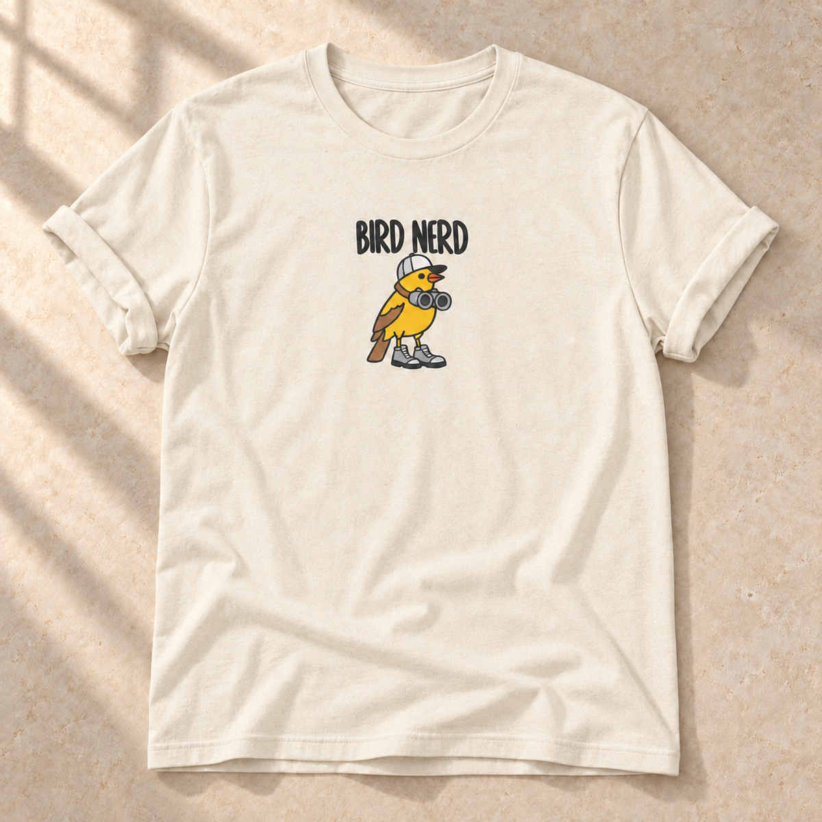 Bird Nerd – T-Shirt für Vogelfans, Natur, Gesamtansicht | color:natural