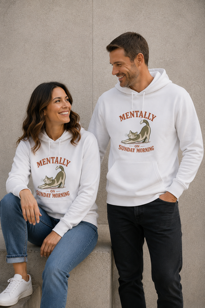 Sunday Cat Unisex Hoodie