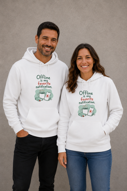 Offline Notification Unisex Hoodie